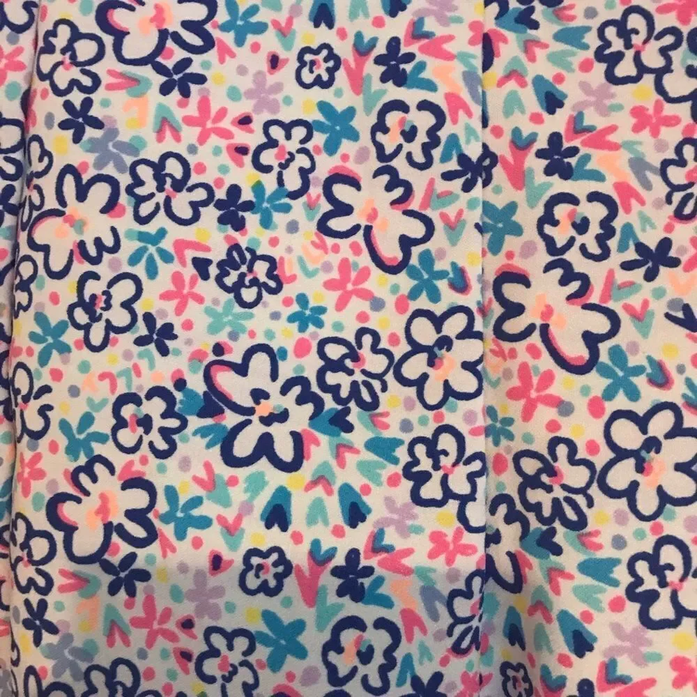 NWT Lilly Pulitzer Casia Scalloped Hem Shorts Size 8 Multi-Colored Floral